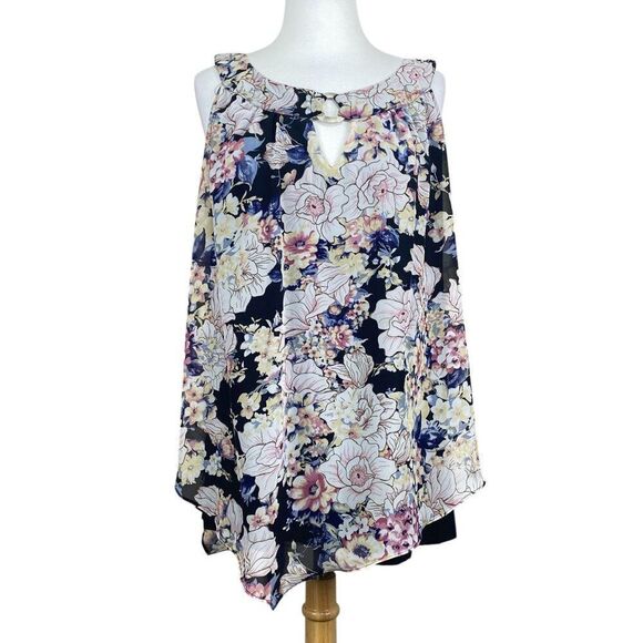 Alyx Floral Tank Blouse Plus Size 2XL - Picture 1 of 7